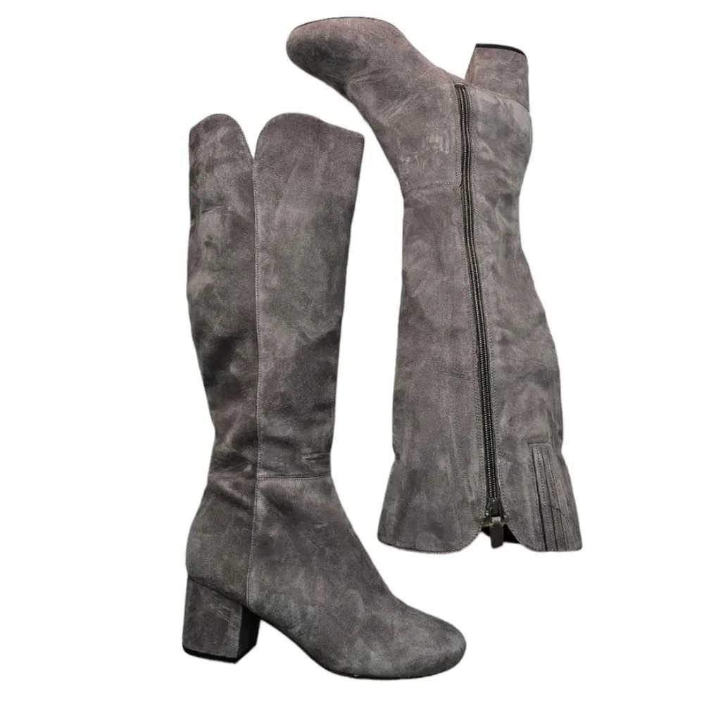COLE Haan Denise Boot Stormcloud Suede
